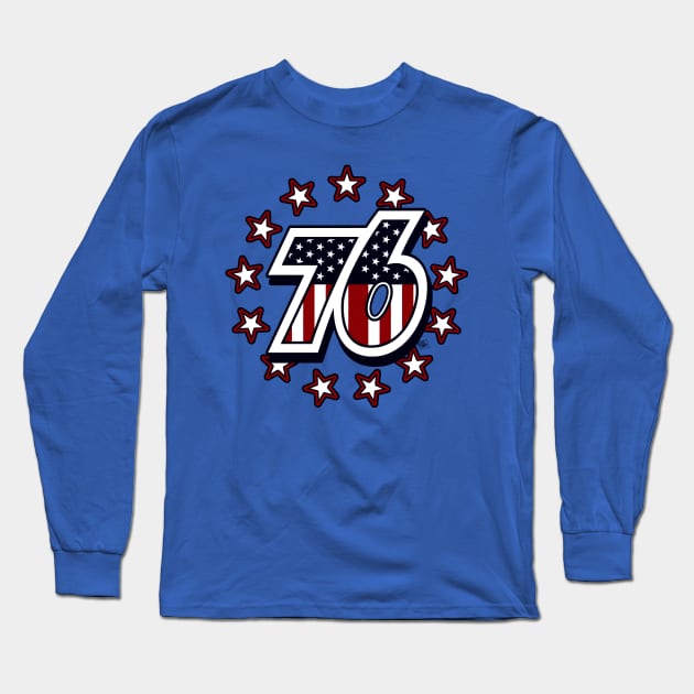 Spirit of 76 Long Sleeve T-Shirt by VanceCapleyArt1972